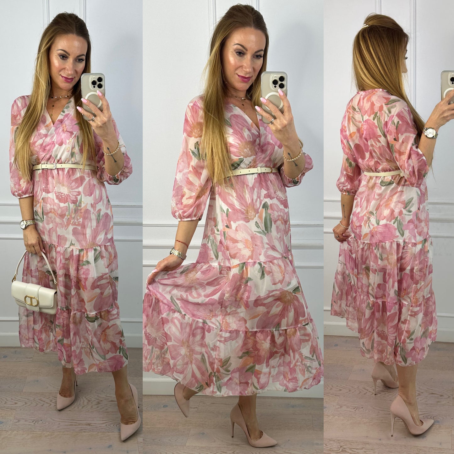 Sukienka AVALYNN / RÓŻOWA