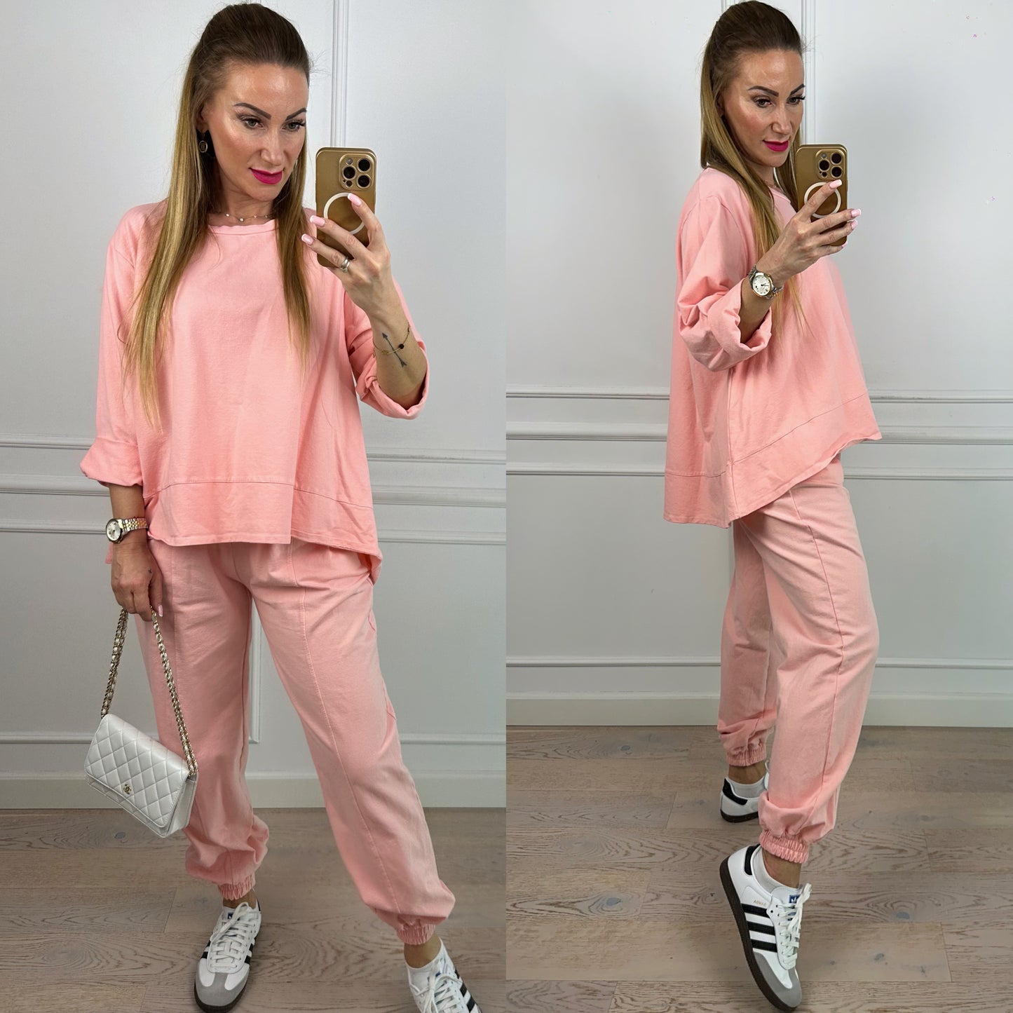 Bawełniana bluza ROKO / PEACH