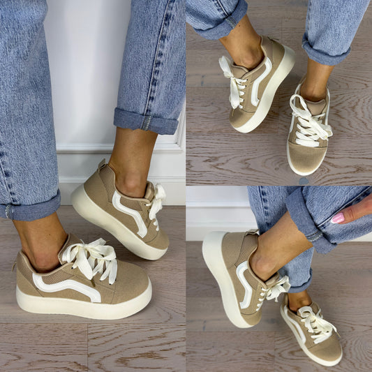 Buty sportowe BORN / KHAKI