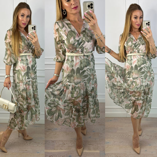 Sukienka AVALYNN / ZIELONA