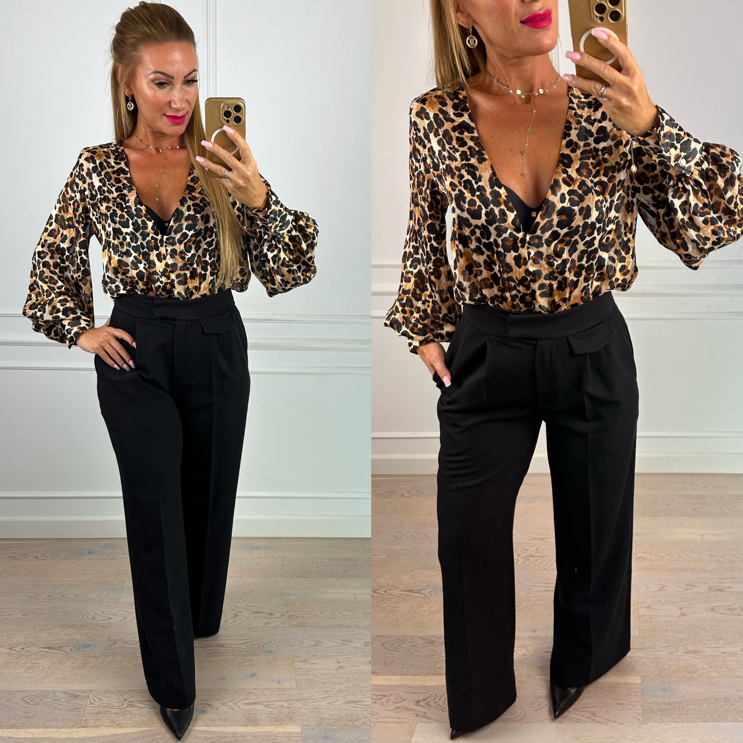 Body LARA / CZARNO-BRĄZOWE