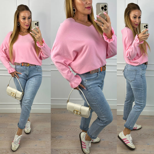 Sweter AVANI / RÓŻOWY