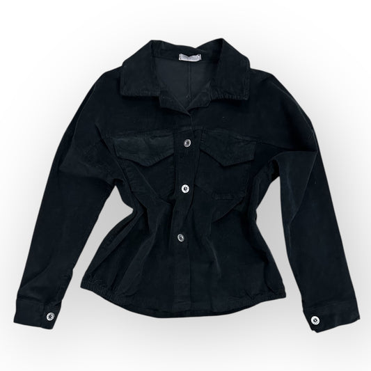 Kurtka sztruksowa KRISTIN / CZARNA