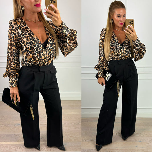 Body LARA / CZARNO-BRĄZOWE