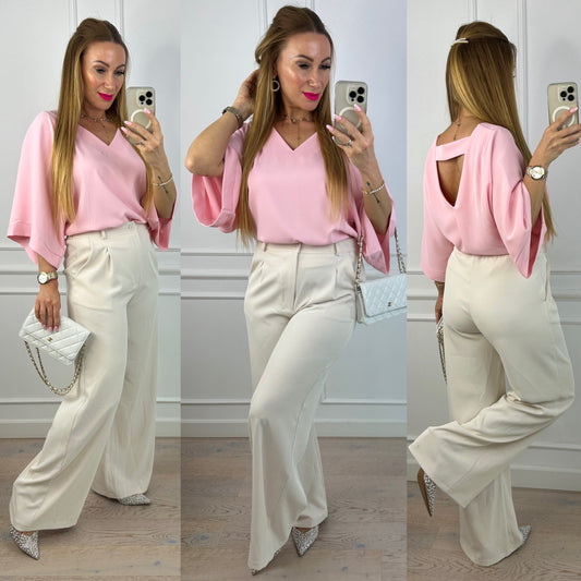 Bluzka AGATHE / JASNY RÓŻ