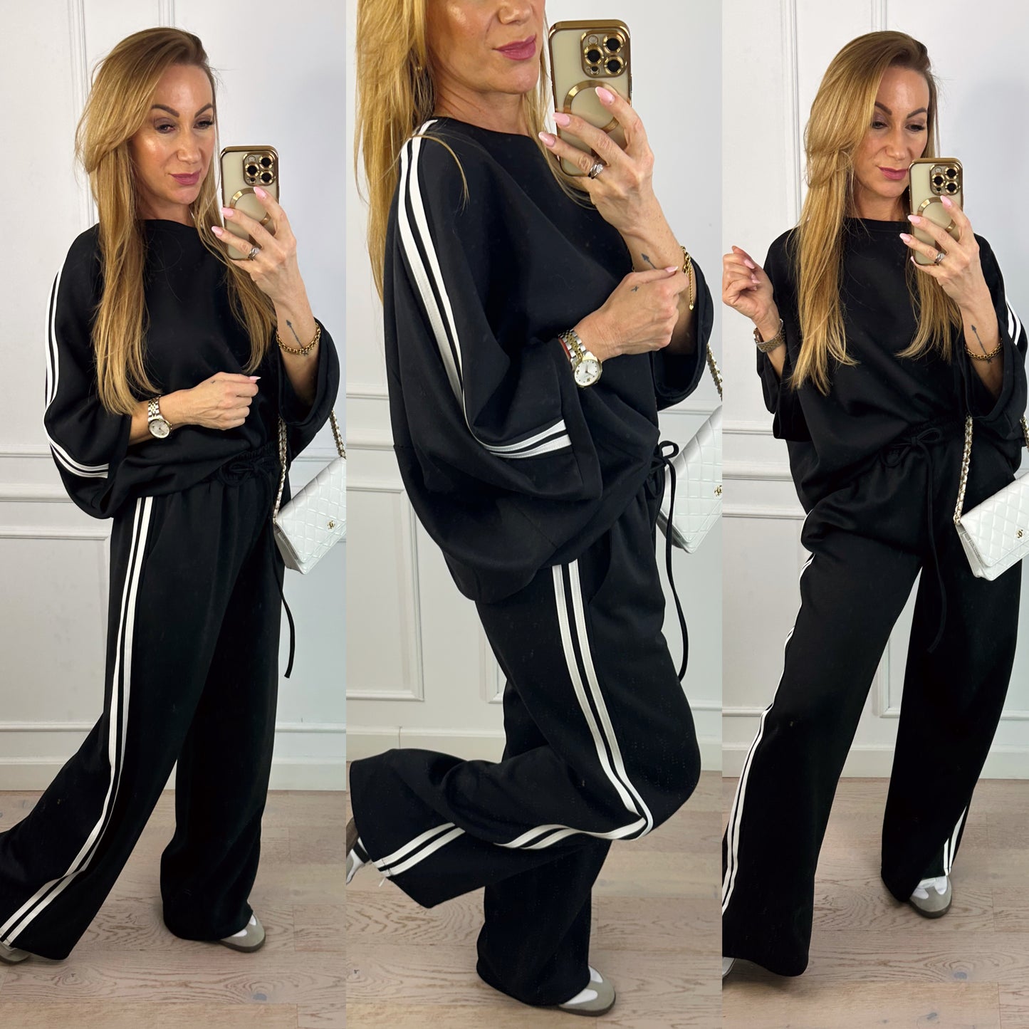 Komplet sportowy ANGELO / CZARNY