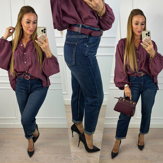 Spodnie PREMIUM JEANS TRINITON / GRANATOWE