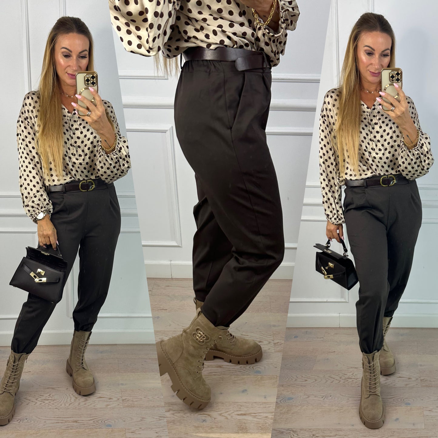 Spodnie MIGUEL / CZEKOLADOWE