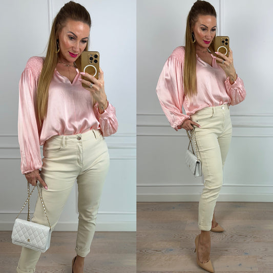 Bluzka z wiskozy ARIA / PEACH