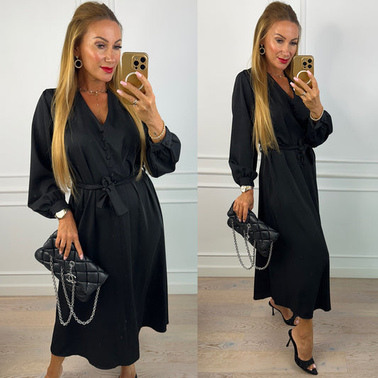 Sukienka ELISANA / CZARNA