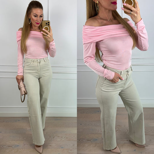 Bluzka NETTIE / LIGHT PINK