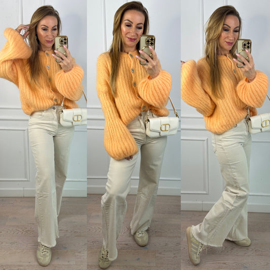 Sweter z moherem LOOM / POMARAŃCZOWY