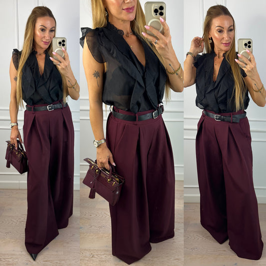 Bluzka z tencelem ASA / CZARNA