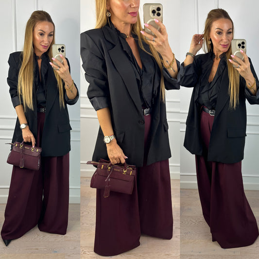 Marynarka OVERSIZE MALVINA / CZARNA