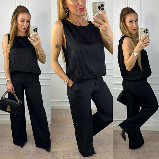 Bluzka z wiskozy TATIA / CZARNA