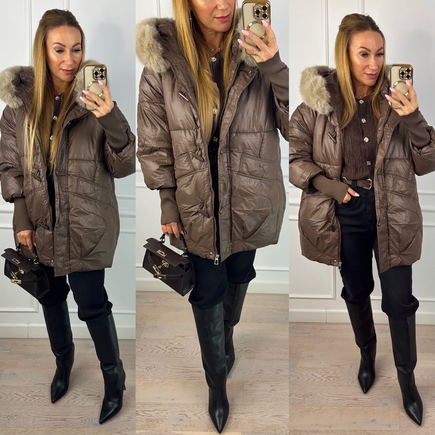 Kurtka SHELAH / CAPPUCCINO