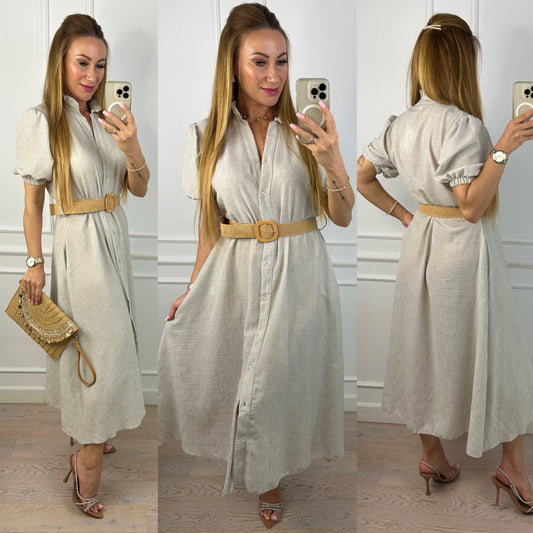 Sukienka SARINA / BEŻOWA