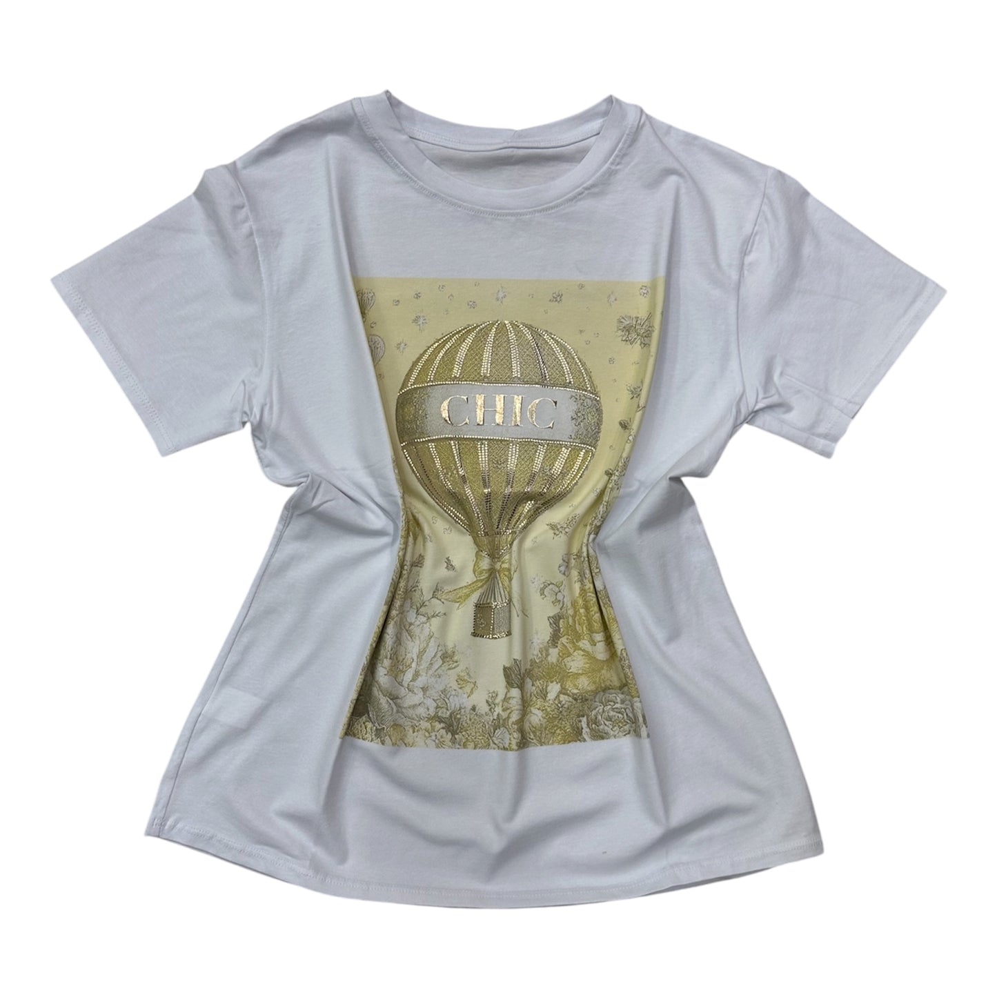 Bawełniany T-shirt FIN 25 / BIAŁY
