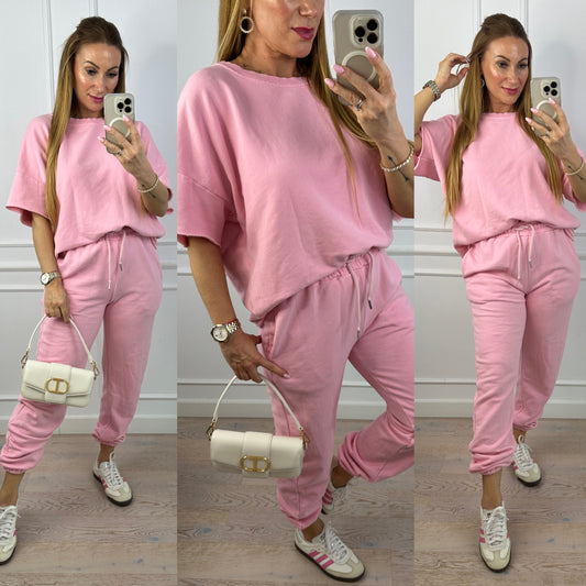 Komplet sportowy DAPHNEE / RÓŻOWY