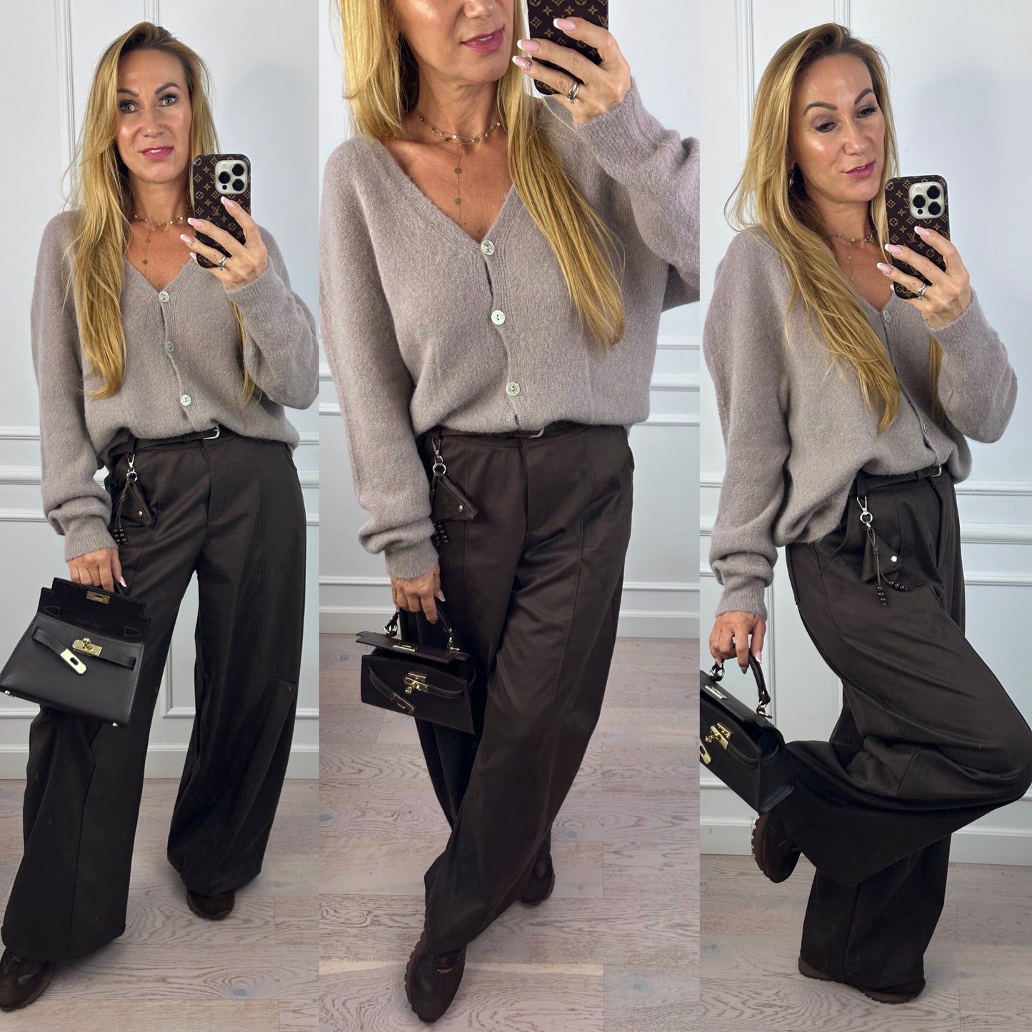 Sweter z alpaką JUSTINE / FANGO