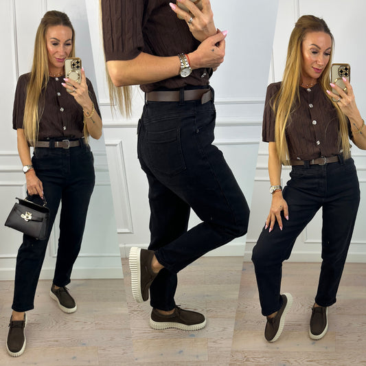 Spodnie BOYFRIEND TOKYO / CZARNE