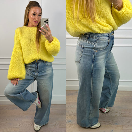 Spodnie WIDE LEG BOBBY / DIRTY BLUE