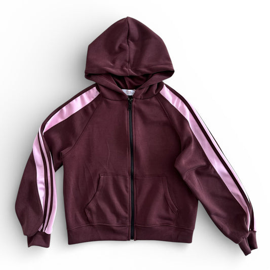 Bluza z kapturem NEVIRA / BURGUNDOWA