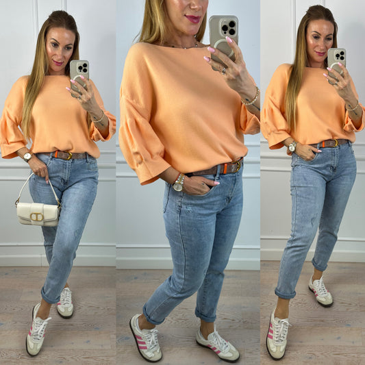 Sweter KEILY / POMARAŃCZOWY