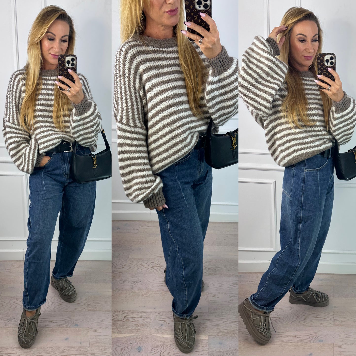Sweter w pasy YORK / FANGO