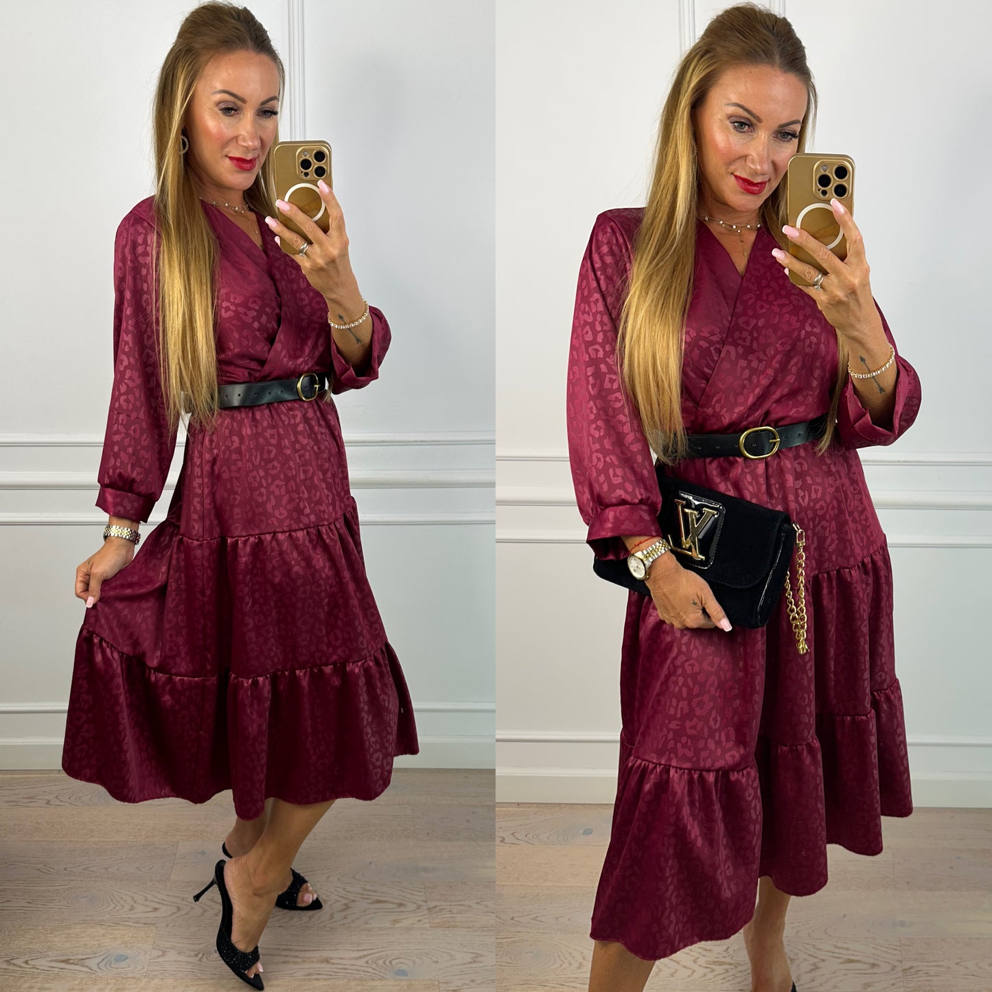 Sukienka LORIEN / BURGUND