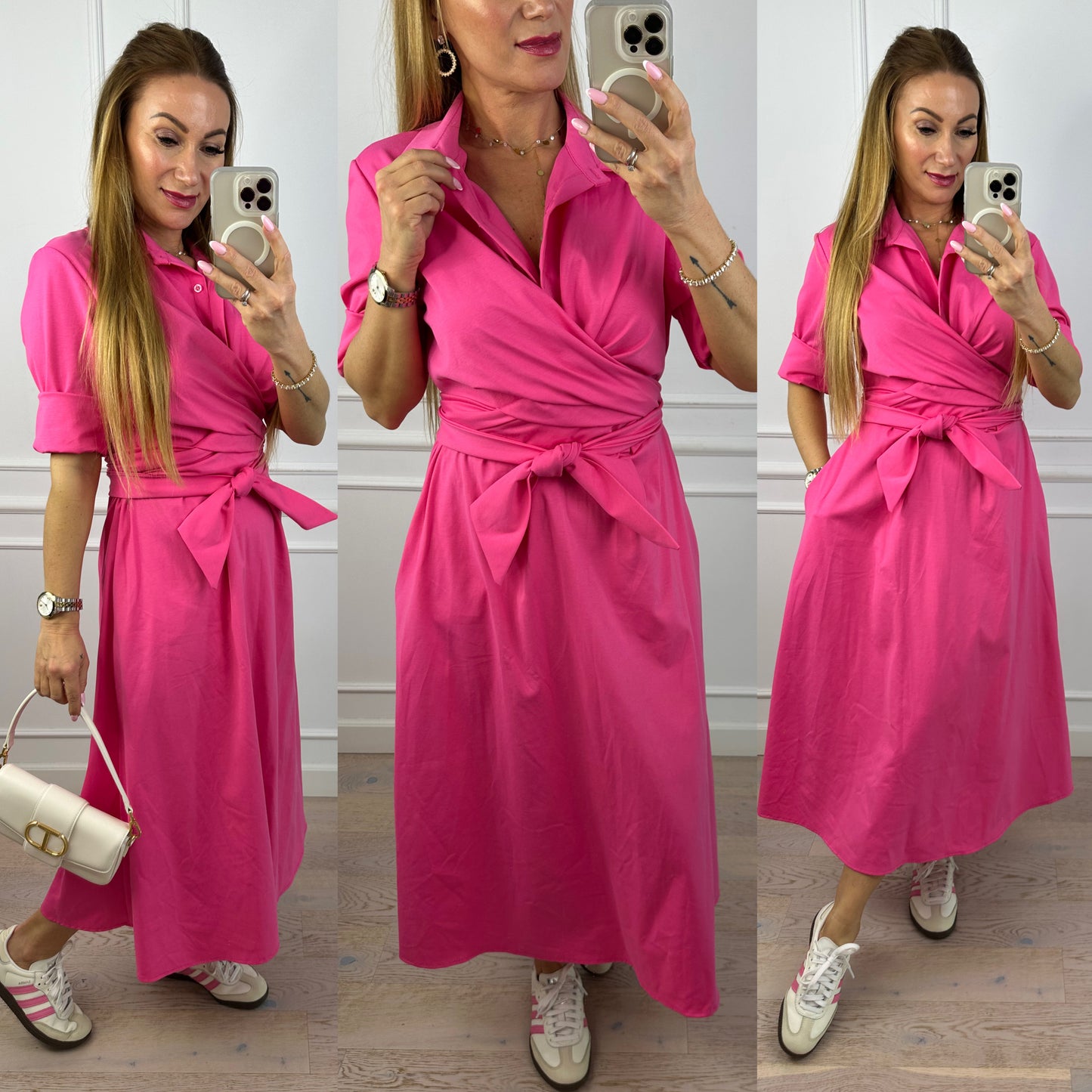 Bawełniana sukienka ARIANA / RÓŻOWA