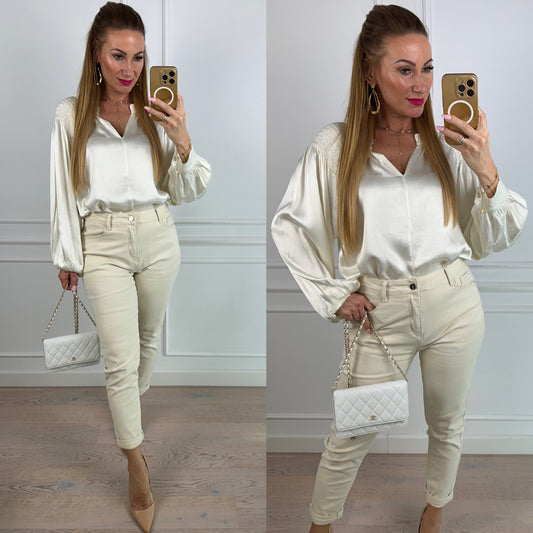 Bluzka z wiskozy ARIA / CREAM