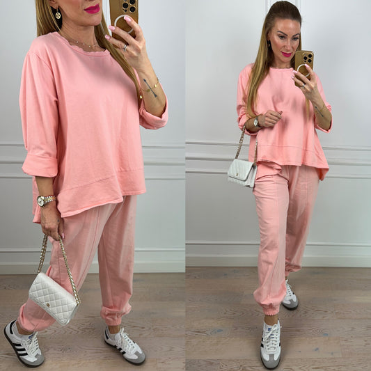 Bawełniana bluza ROKO / PEACH