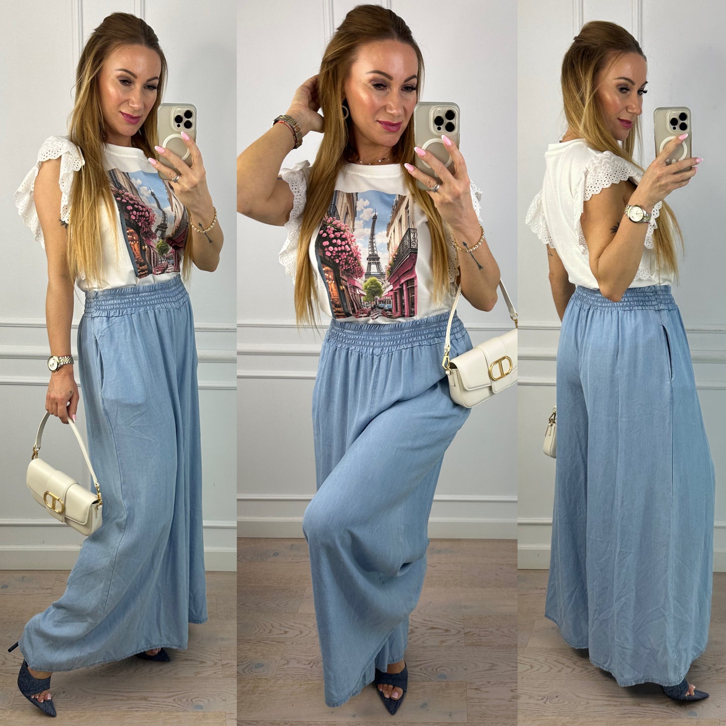 Bluzka KAILY PARIS / ŚMIETANKOWA