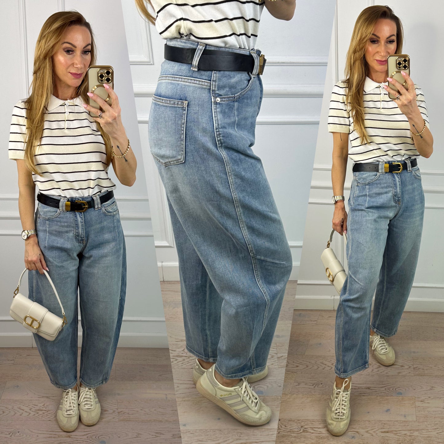 Spodnie jeansowe BANANA FIT BRAX / NIEBIESKIE