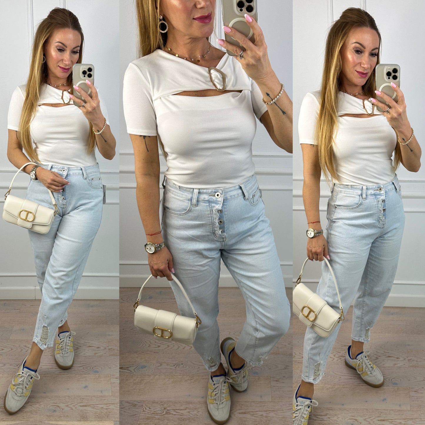 Bluzka ALEIDA / BIAŁA