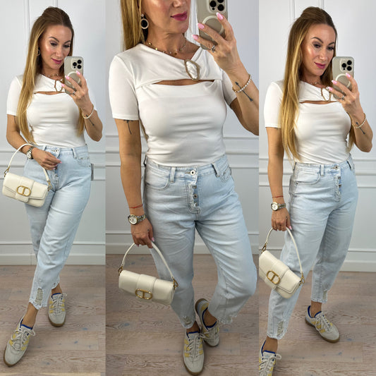 Bluzka ALEIDA / BIAŁA