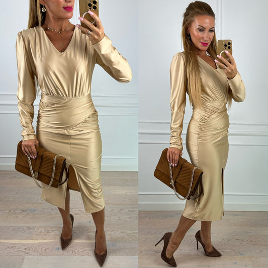 Sukienka STELLA / KREMOWA