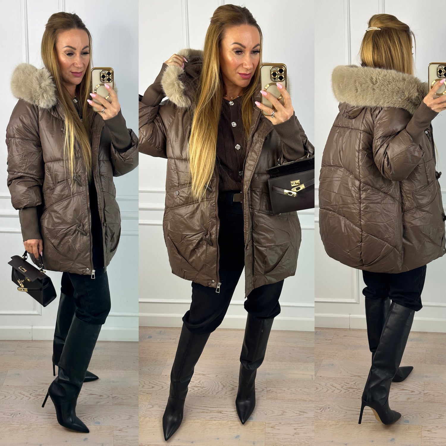 Kurtka SHELAH / CAPPUCCINO