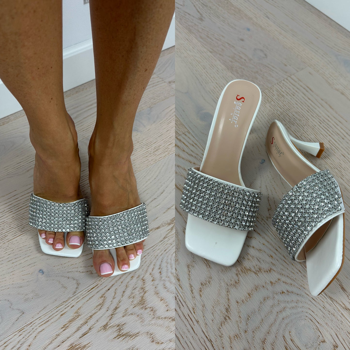 Klapki MILANO / WHITE