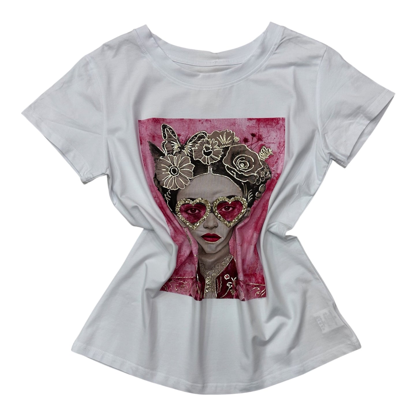 Bawełniany T-shirt FIA 19 / BIAŁY