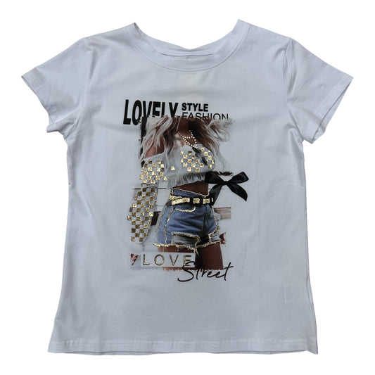 Bawełniany T-shirt FIA 8 / BIAŁY