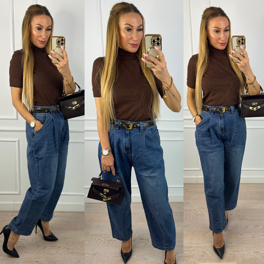 Golf z krótkim rękawem GARDA / BRĄZOWY