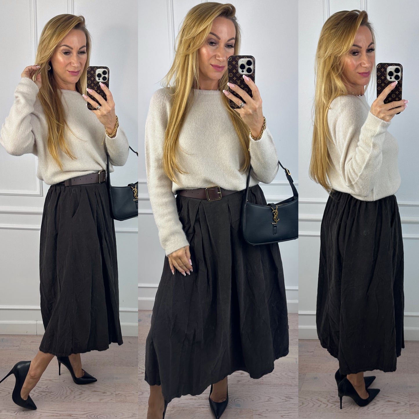 Sweter z alpaką FRANCES / JASNOBEŻOWY