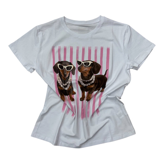 Bawełniany T-shirt FIN 17 / BIAŁY