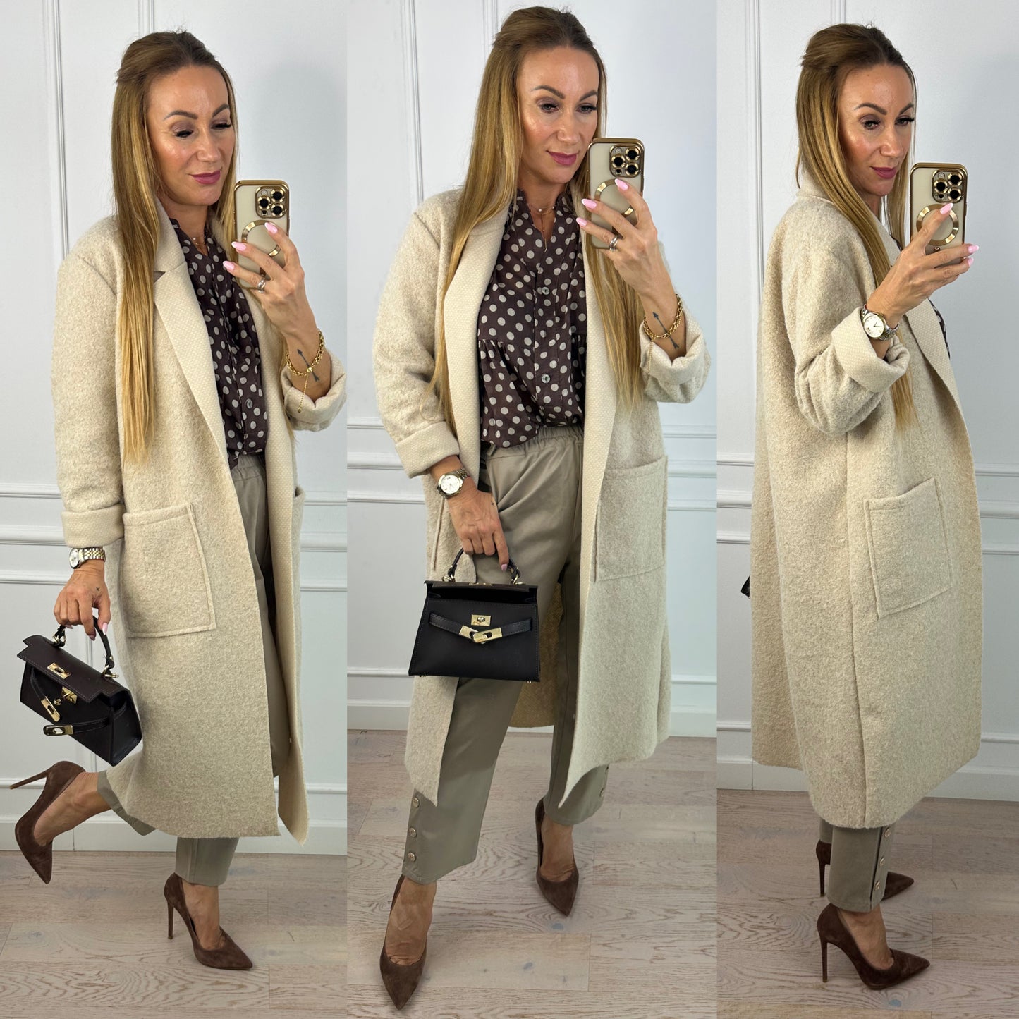 Płaszcz THORA / BEŻOWY