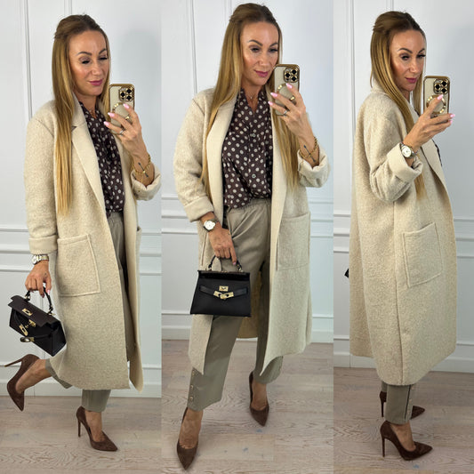 Płaszcz THORA / BEŻOWY