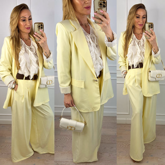 Marynarka OVERSIZE CORALINE / ŻÓŁTA