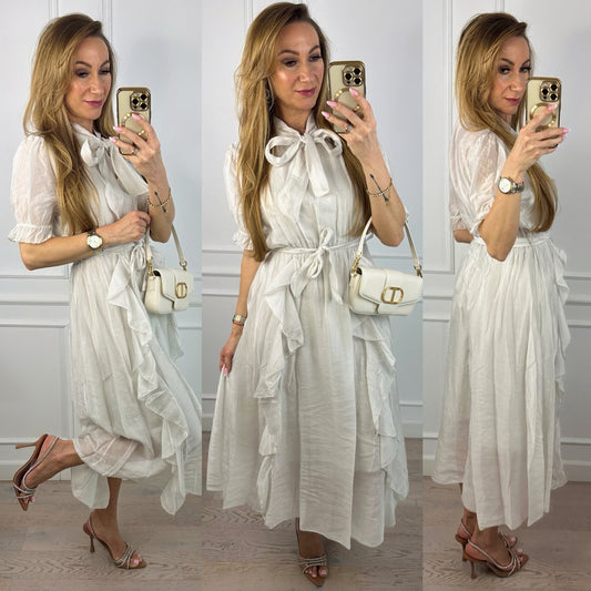 Sukienka NICOLE / JASNOBEŻOWA