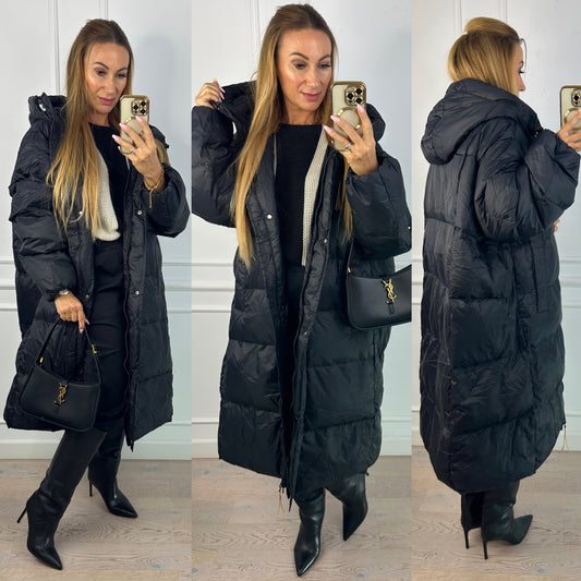 Kurtka puchowa LIVIA / CZARNA